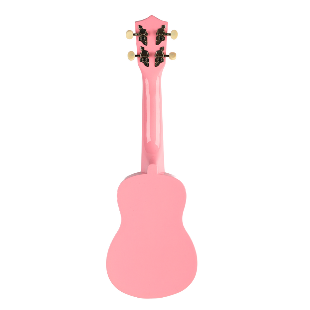 Soprano-ukulele, pinkki puu