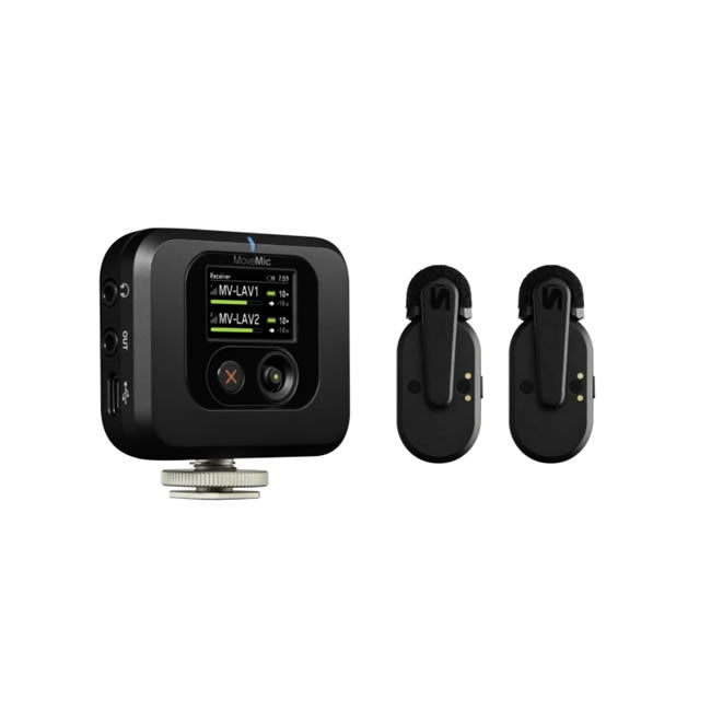Shure MoveMic Two Bluetooth Kamera Setti (2 Mikrotonit)