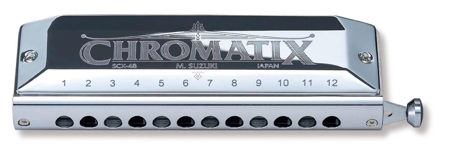 Suzuki SCX-48 12-reikäinen Kromatinen Harmonikat (C)