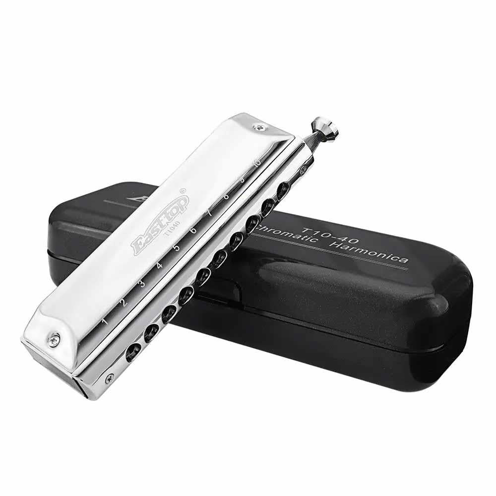 Easttop T1040 Kromatinen 10-reikäinen Harmonikat (C)