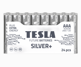 Tesla Silver+ AAA Alkaliparistot (24 kpl)
