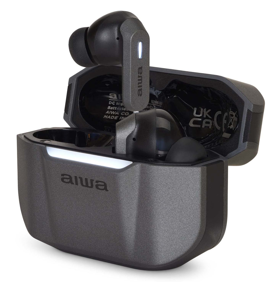 Aiwa ETWS-330TN TWS-nappikuulokkeet, Titanium