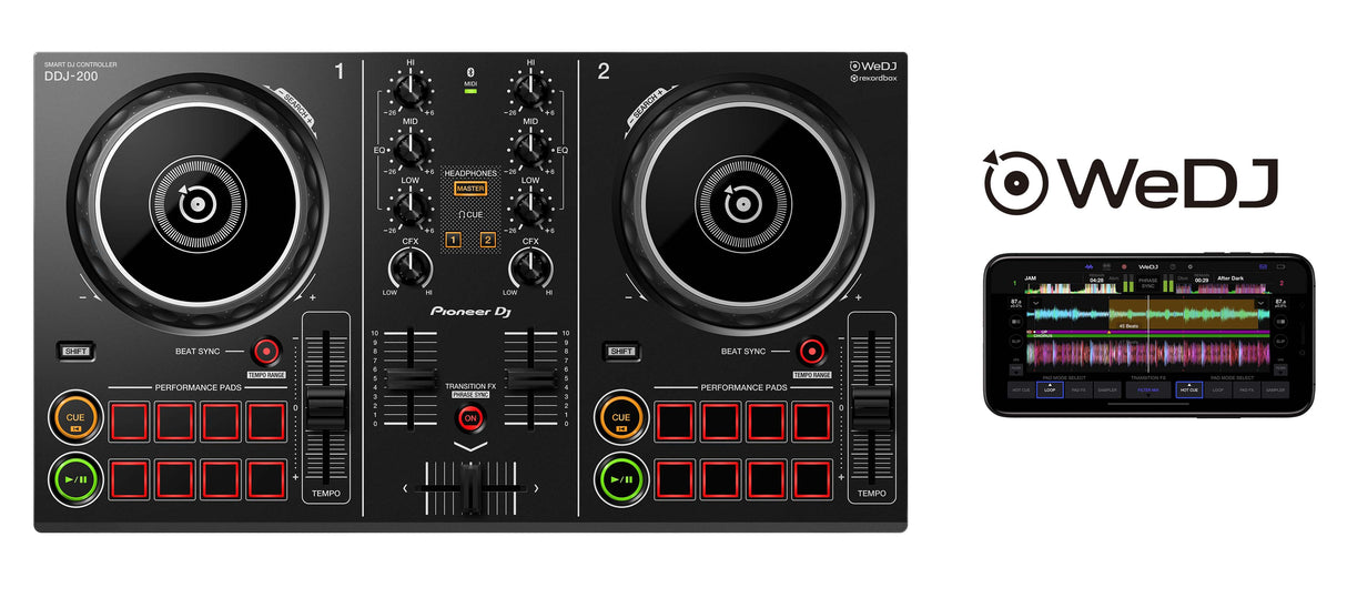 Pioneer DJ DDJ-200 DJ Ohjain 