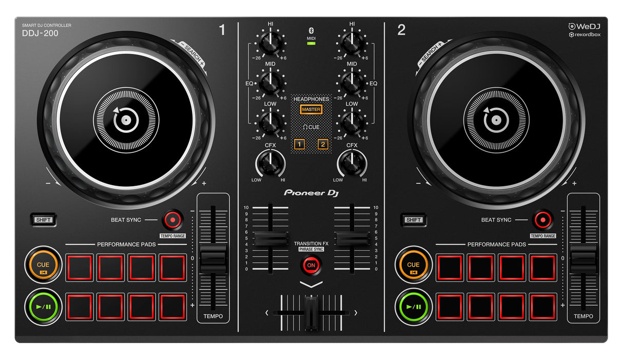 Pioneer DJ DDJ-200 DJ Ohjain 