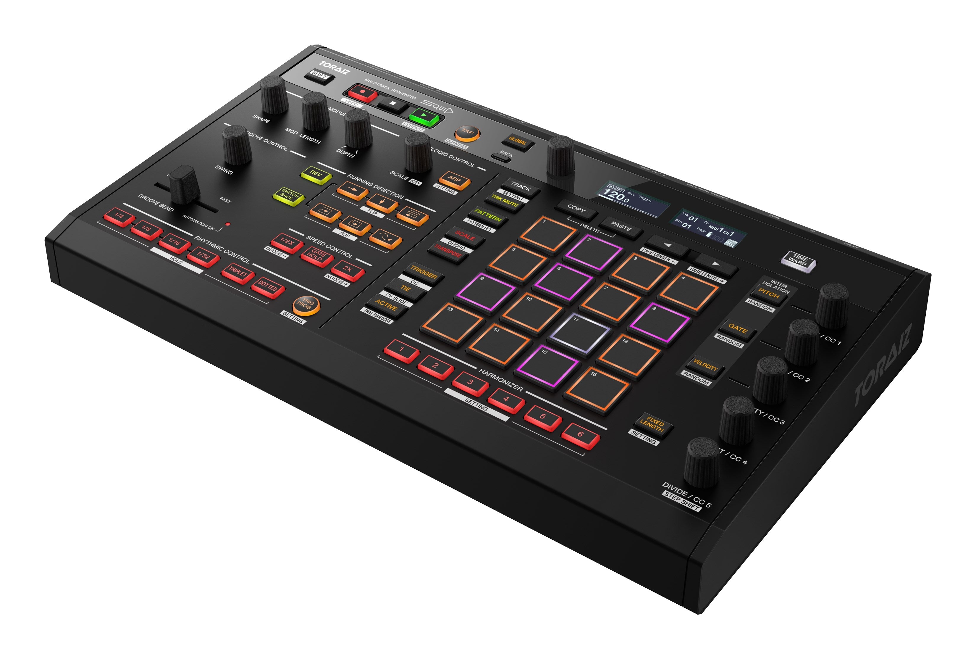 Pioneer DJ TORAIZ SQUID sekvensseri