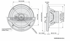 Pioneer TS-A2013i 3-tie Kaiutin (500W, 20 cm)