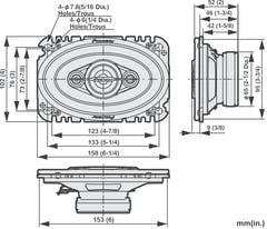 Pioneer TS-A4671F Autokaiutin (210W, 4"x6")