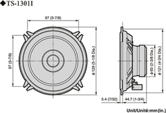 Pioneer TS-1301i Autokaiutin (13cm, 5,25")