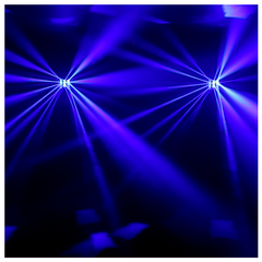 Light4Me Turbo Derby 4-in-1 – RGBW, UV, strobe & laser