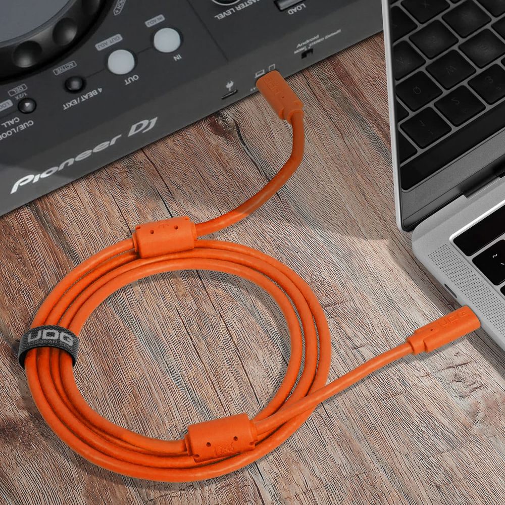 UDG Ultimate kaapeli USB 3.2 C-C oranssi suora 1,5m