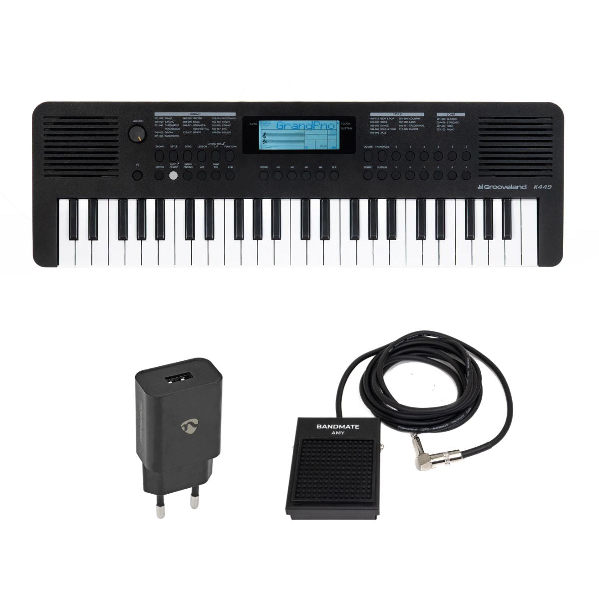 Grooveland E449 Kosketinsoittimet