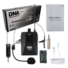 DNA UWH 1 Trådløst Headset Mikrotonit System med Bodypack