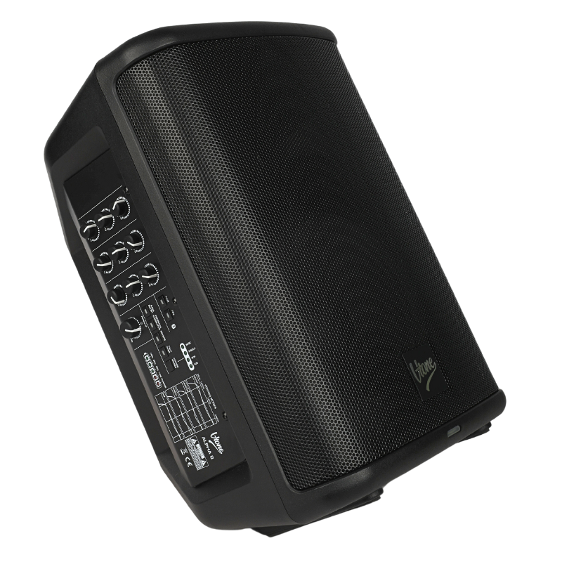 V-TONE ALPHA 8 aktiivikaiutin akulla