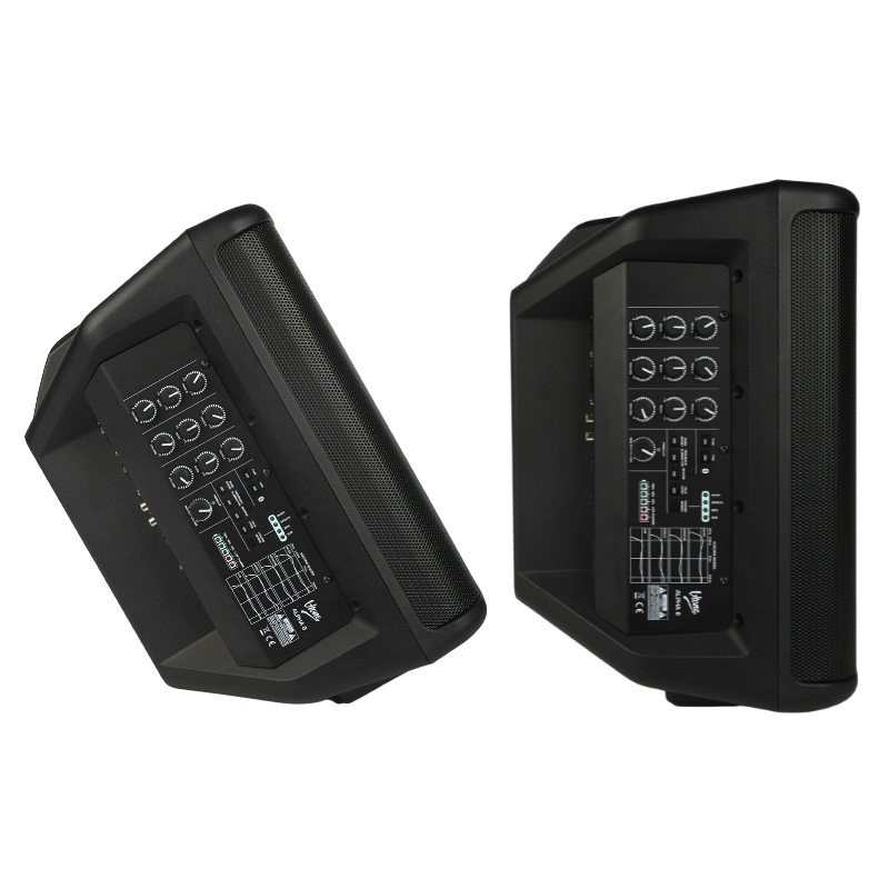 V-TONE ALPHA 8 aktiivikaiutin akulla