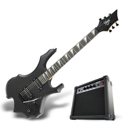 V-TONE EGS 39 MBK elektrisk guitarpakke 4/4, sort -> V-TONE EGS 39 MBK sähköinen kitarapaketti 4/4, musta