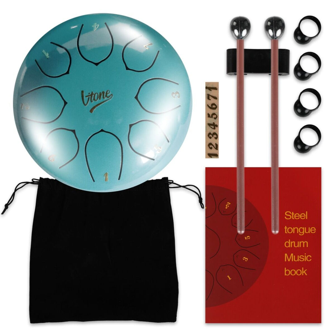 Tongue Drum 6" (8 Toner C Skala) -> Tongue Drum 6" (8 Toner C Skala)