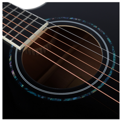 V-TONE VEAG1 CE BK elektro-akustinen kitarat 4/4 dreadnought cutaway Black