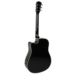 V-TONE VEAG1 CE BK elektro-akustinen kitarat 4/4 dreadnought cutaway Black