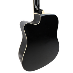 V-TONE VEAG1 CE BK elektro-akustinen kitarat 4/4 dreadnought cutaway Black
