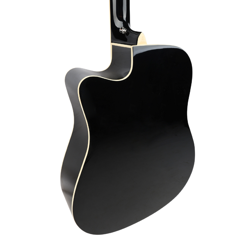 V-TONE VEAG1 CE BK elektro-akustinen kitarat 4/4 dreadnought cutaway Black