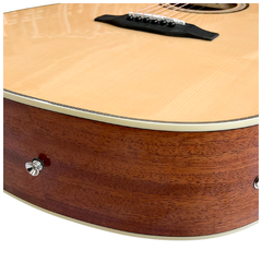 V-TONE VEAG1 CE NT Elektroakustinen kitarat 4/4 Dreadnought Cutaway – Natur