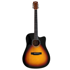 V-TONE VEAG1 CE VS elektro-akustinen kitarat 4/4 dreadnought cutaway sunburst