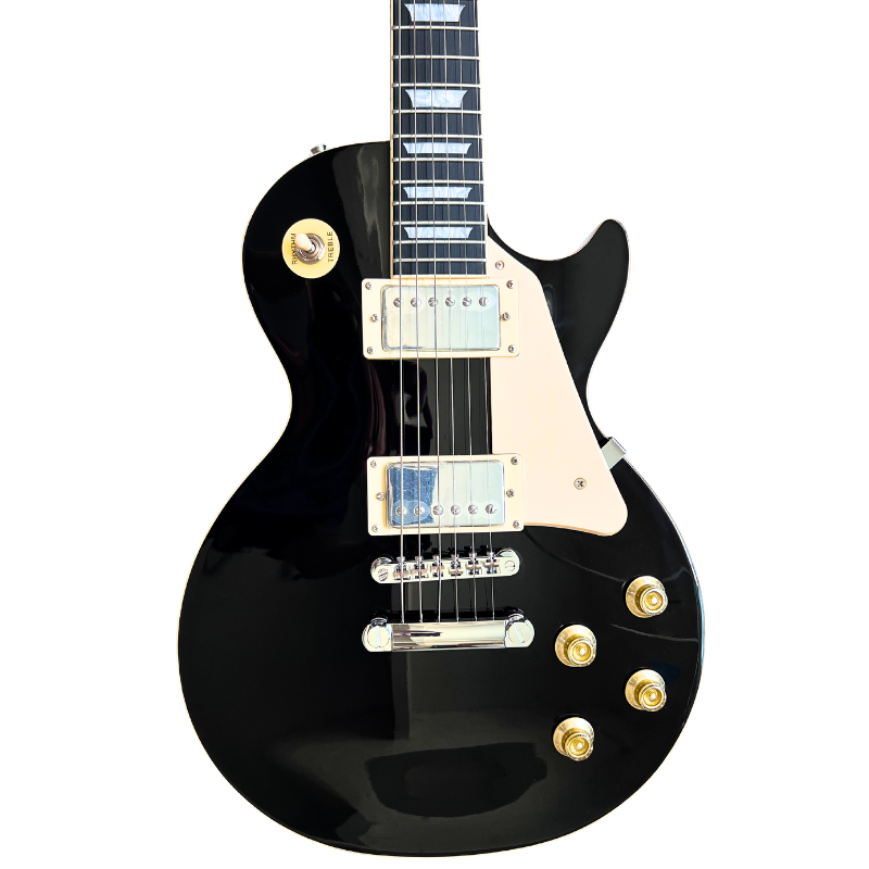 V-TONE VLP1 BK Elektrisk Kitarat 4/4 Les Paul HH – Black Gloss