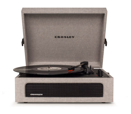 Crosley Voyager Levysoitin Kaksisuuntainen Bluetooth (Harmaa)