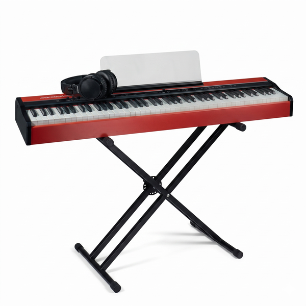 Grooveland FP80 sähköpiano (punainen)