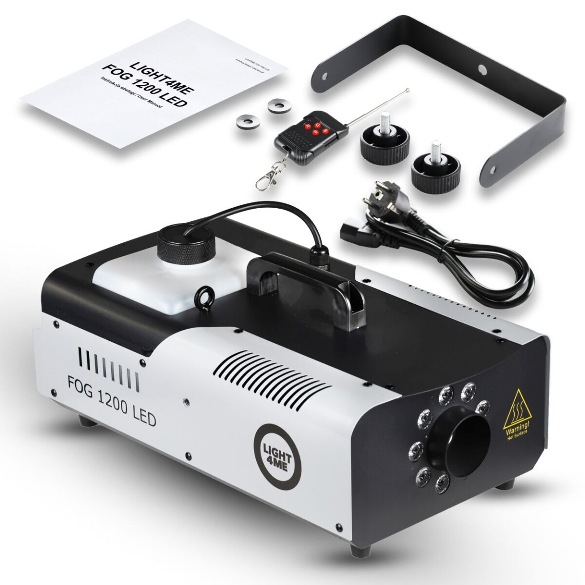 Light4Me Fog 1200 LED Fog Machine 1200W med RGB LED & DMX