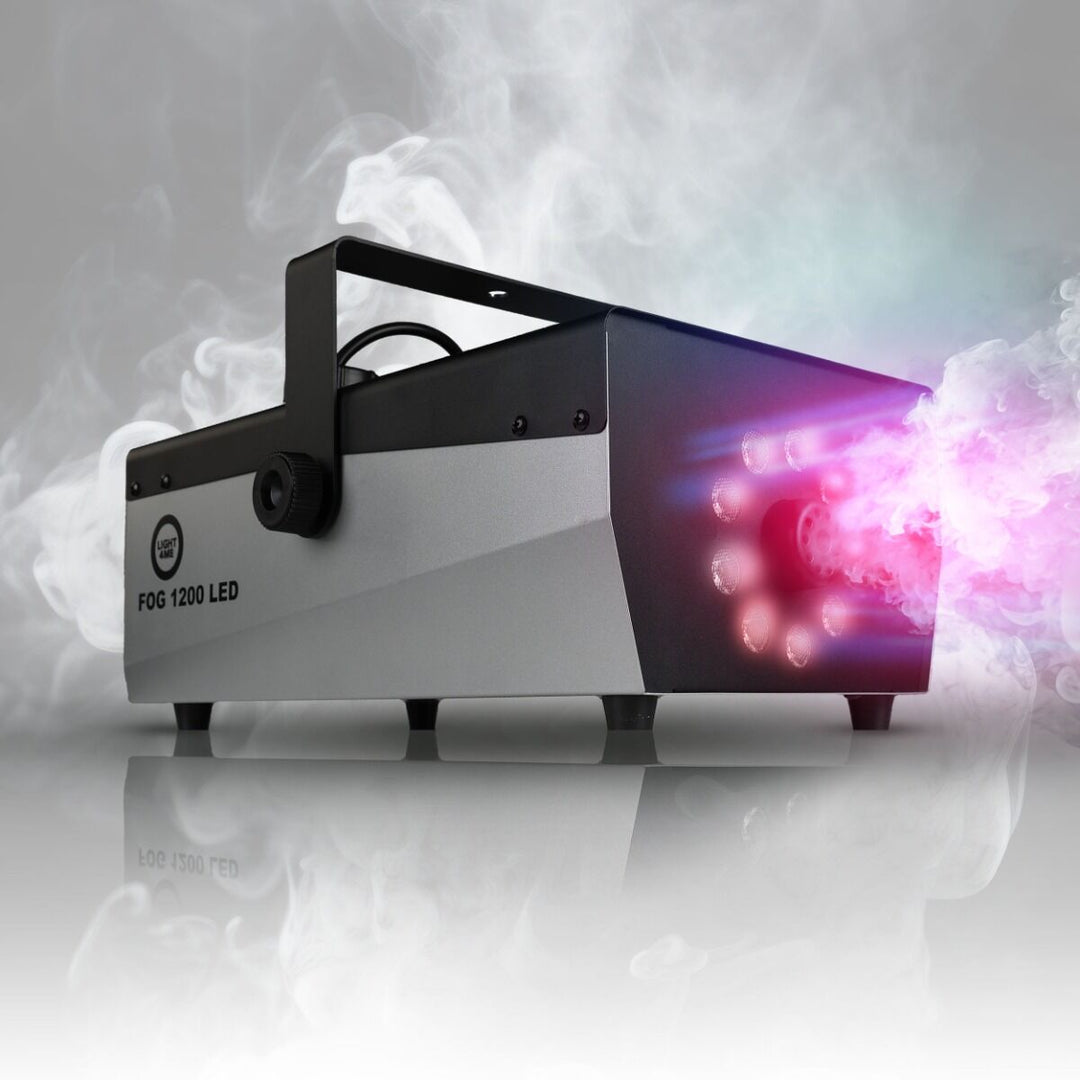Light4Me Fog 1200 LED V2 Fog Machine 1200W med RGBW LED & DMX