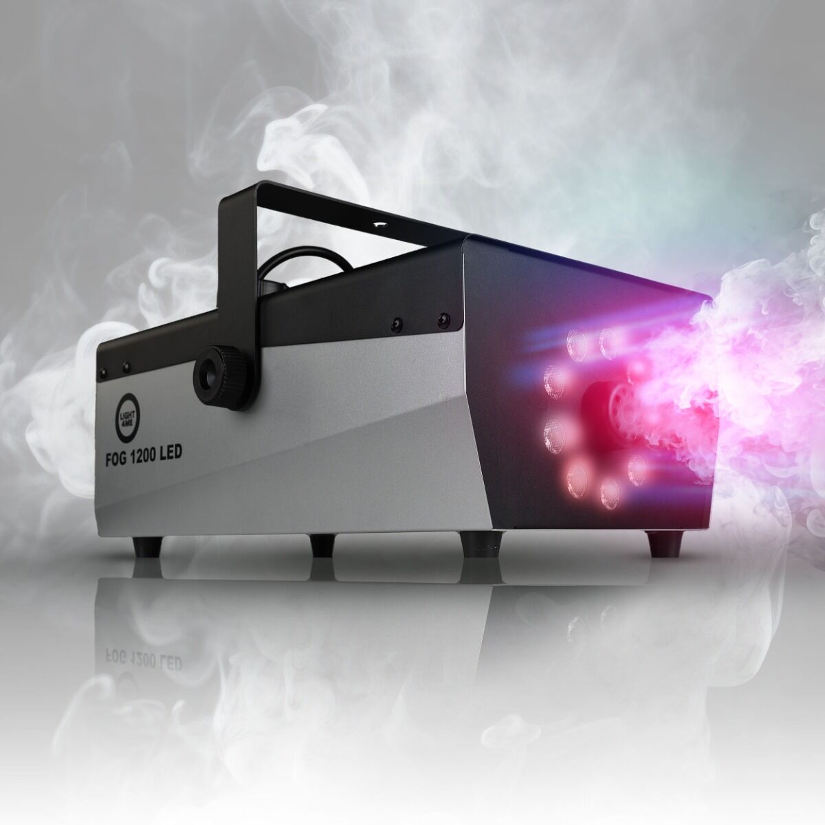 Light4Me Fog 1200 LED V2 Fog Machine 1200W med RGBW LED & DMX