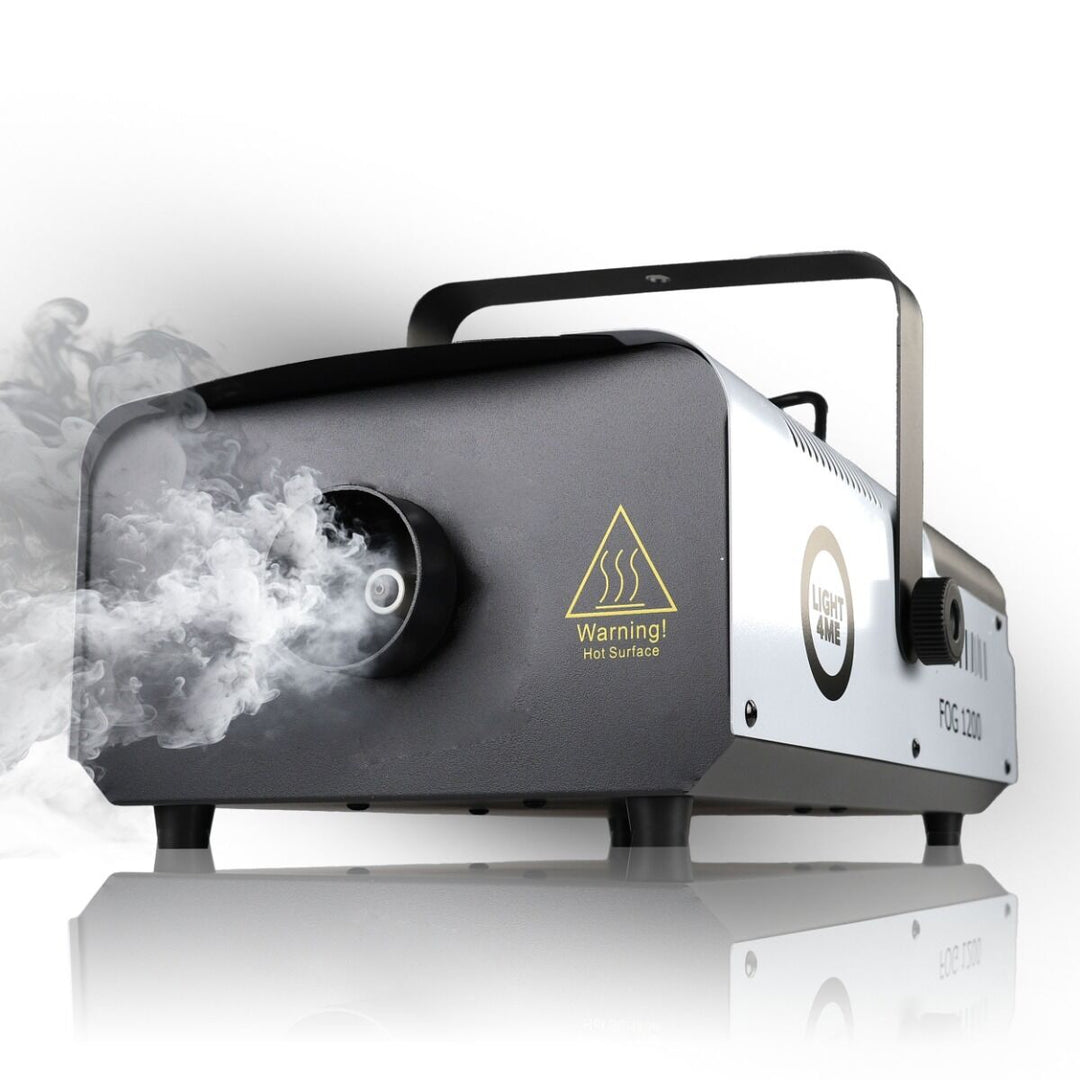 Light4Me Fog 1200 savukone 1200W med Trådløs & Kablet Fjernbetjening