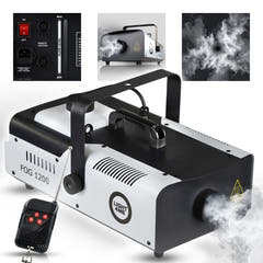 Light4Me Fog 1200 savukone 1200W med Trådløs & Kablet Fjernbetjening