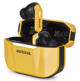 Aiwa ETWS-330YL TWS-nappikuulokkeet, keltaiset