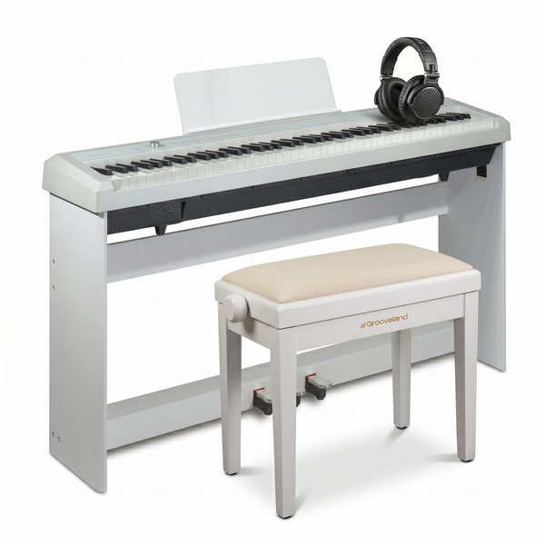 Grooveland P450 pianopaketti (valkoinen)