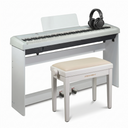Grooveland P450 täydellinen Piano Pack (valkoinen)