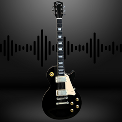 V-TONE VLP1 BK Elektrisk Kitarat 4/4 Les Paul HH – Black Gloss